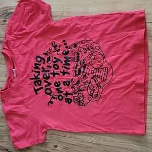 Custom, 5t, red, kids shirt.